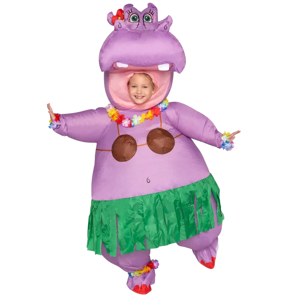 Full body hippo inflatable animal costumes