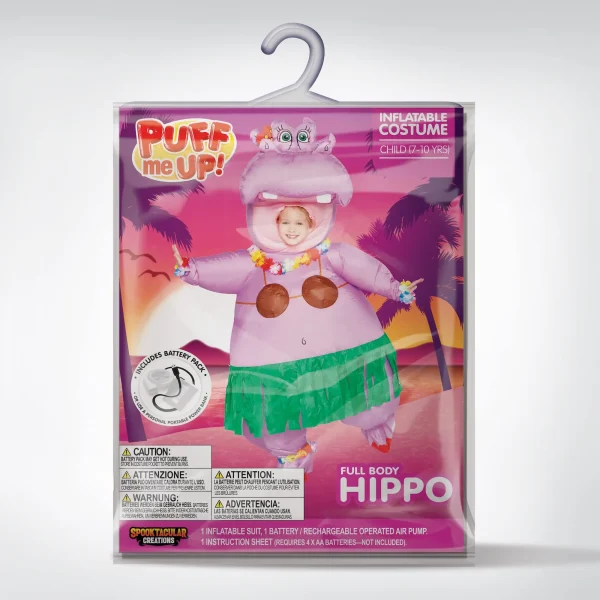 Full body hippo costume-M