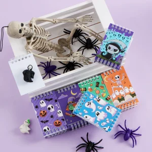 60Pcs Halloween Spooky Notepad Set