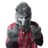 Halloween Werewolf Mask and Gloves