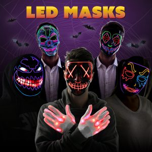 Read more about the article Scary Light Up Halloween Mask Can Scare People