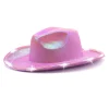 Light up Country Western Pink Cowgirl Hat