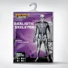 Men Realistic Skeleton Jumpsuit Costume