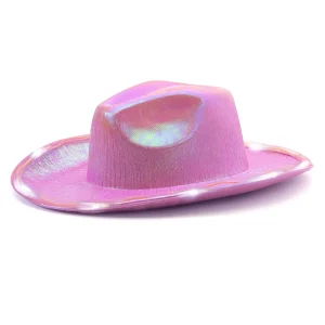 Light up Country Western Pink Cowgirl Hat