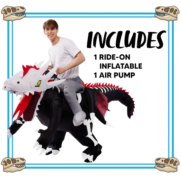 Ride-on Cool Skeleton Dragon Adult