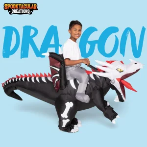 Ride-on Cool Skeleton Dragon Kid