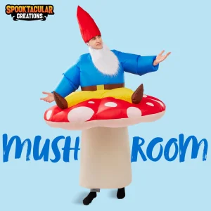 Ride-on Mushrooms and dwarves inflatable Costume Adult
