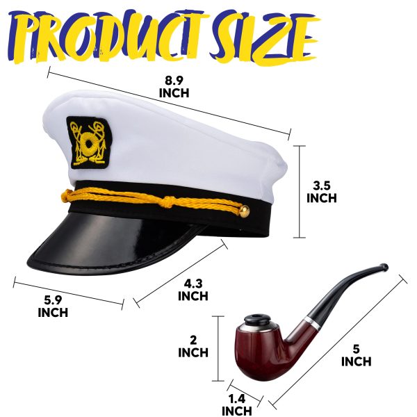 Yacht Captain Hat Costume Accessories