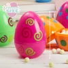 12Pcs 5.5in Colorful Printed Fillable Giant Easter Egg Shells