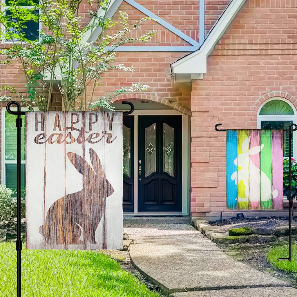 Easter decor-easter flags