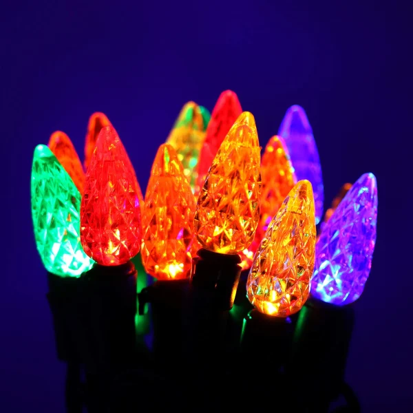 150 LED C6 Multicolor Christmas Light 50.69ft