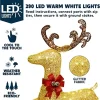 2pcs 290 LED 3D Reindeer And Sleigh Christmas Yard Lights
