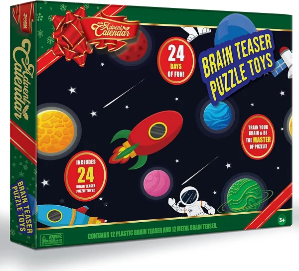 24 Days Brain Teaser Puzzle Advent Calendar