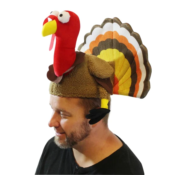 2Pcs Thanksgiving Turkey Hat