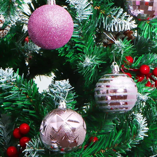 34pcs Lavender Christmas Ball Ornaments