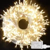 400 Warm White LED String Lights 8 modes