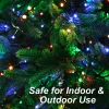 50 Multicolor LED Green Wire String Lights 17.3ft