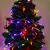 500 LED Warm White Clear Wire String Lights 8 Modes174.2ft