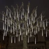 2x 10 Tubes (19.8in) Christmas Meteor Shower Rain Lights, White