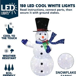 5ft LED Yard Lights – Collapsible Snowman