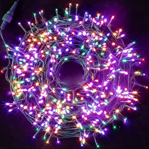 600 LED Multicolor String Lights 207.02ft