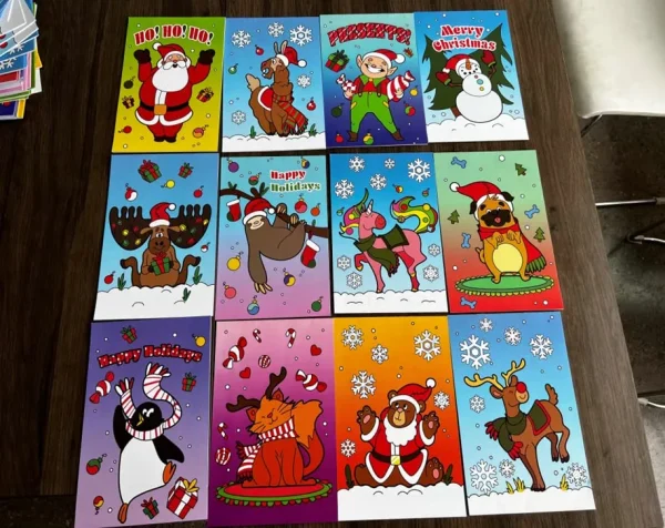 60pcs Kids Christmas Coloring Books