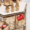Kids LED Wooden Music Box Christmas Advent Calendar
