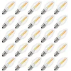25pcs LED C7 Warm White Christmas Replacement Bulbs