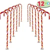 10pcs Candy Cane Christmas Lights Set 28.5in