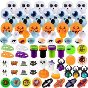 36Pcs Halloween Trick or treat container with Prizes Party Favors