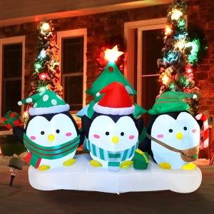 Read more about the article Top 27 Christmas Penguin Inflatable to Your Holiday Decor