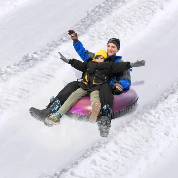 47in Purple Laser Inflatable Snow Sleds