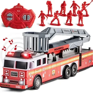 RC Fire Rescue Truck Toy Set