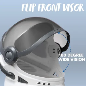 Role Play Accessory Astronaut Helmet with Movable Visor