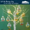 12pcs Christmas Clear Fillable Ornaments 2.36in
