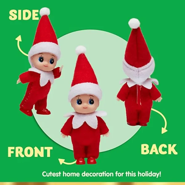 2pcs Plush Christmas Elf Doll