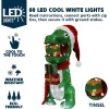 Tinsel Dinosaur 60 LED Cool White Christmas Yard Lights