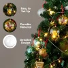 20Pcs Clear Plastic Ball Ornaments 2.76in