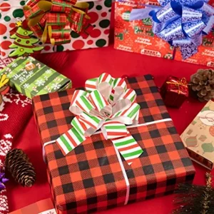 24Pcs Christmas Gift Wrap Ribbon