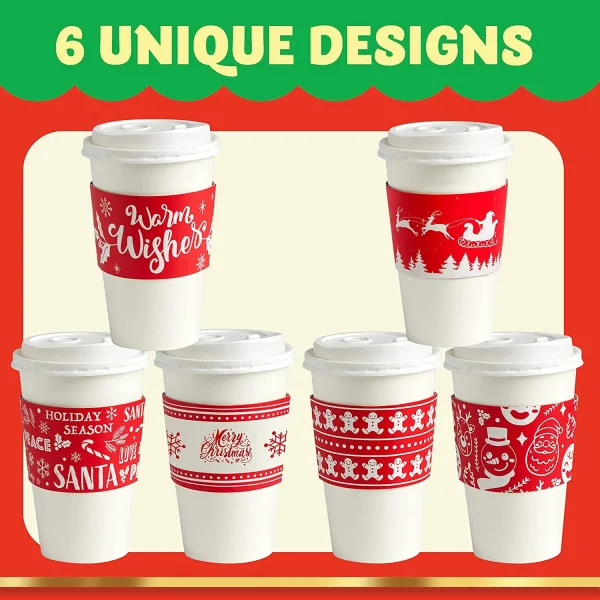 36pcs Christmas Coffee Cup Sleeves