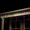 416 LED Color Changing Led Clear Wire Icicle Lights