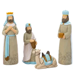 4pcs Wisemen Nativity Figurines Decoration