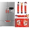 5Pcs Christmas Kitchen Appliance Handle Covers