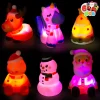 6pcs Christmas Characters LED Bath Toys