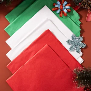 72 Sheet 20″ x 20″ Christmas Tissue Paper Assortment (Red, Green & White)