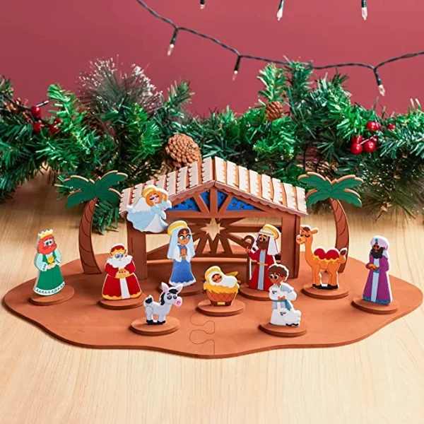 Kids Christmas Nativity Scene Arts and Crafts