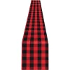 Check Christmas Table Runner 14x108in