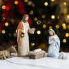 5pcs Resin Holy Family Nativity Figurines