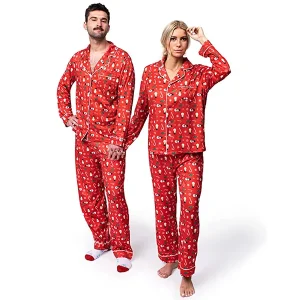 Family Christmas Red Suit Pajamas