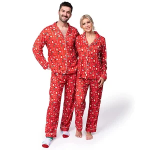 Family Christmas Red Suit Pajamas